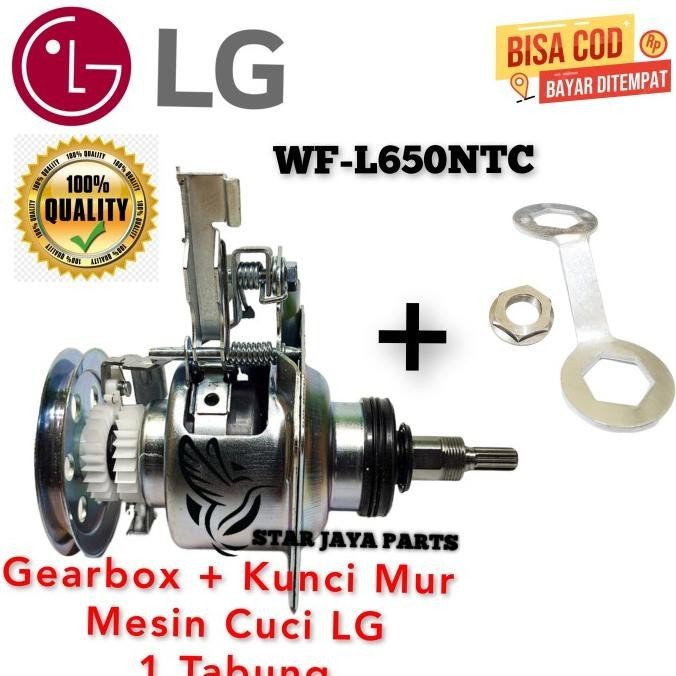 Gearbox Mesin Cuci Lg 1 Tabung Wf-L650Ntc Ready Stock