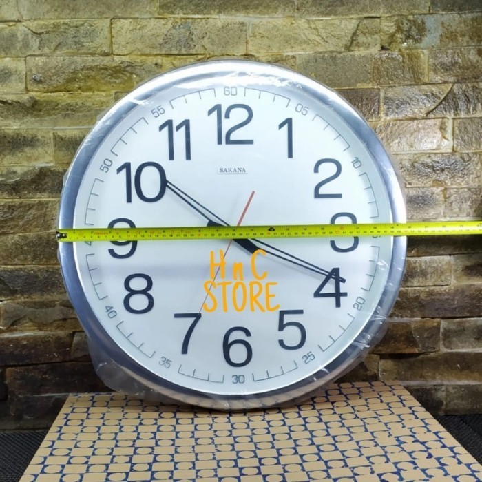 Ukuran X-Tra Besar Diameter 50Cm, Jam Dinding Sakana 715 Ori