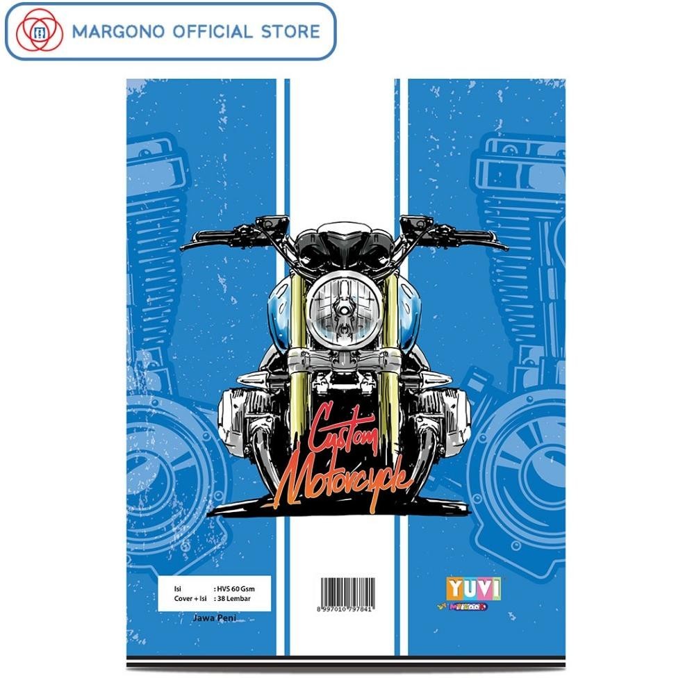 

My Book Yuvi Buku Tulis Classic Motor 2 Scrambler 38 Lembar - 10 Buku (Lagi Viral)