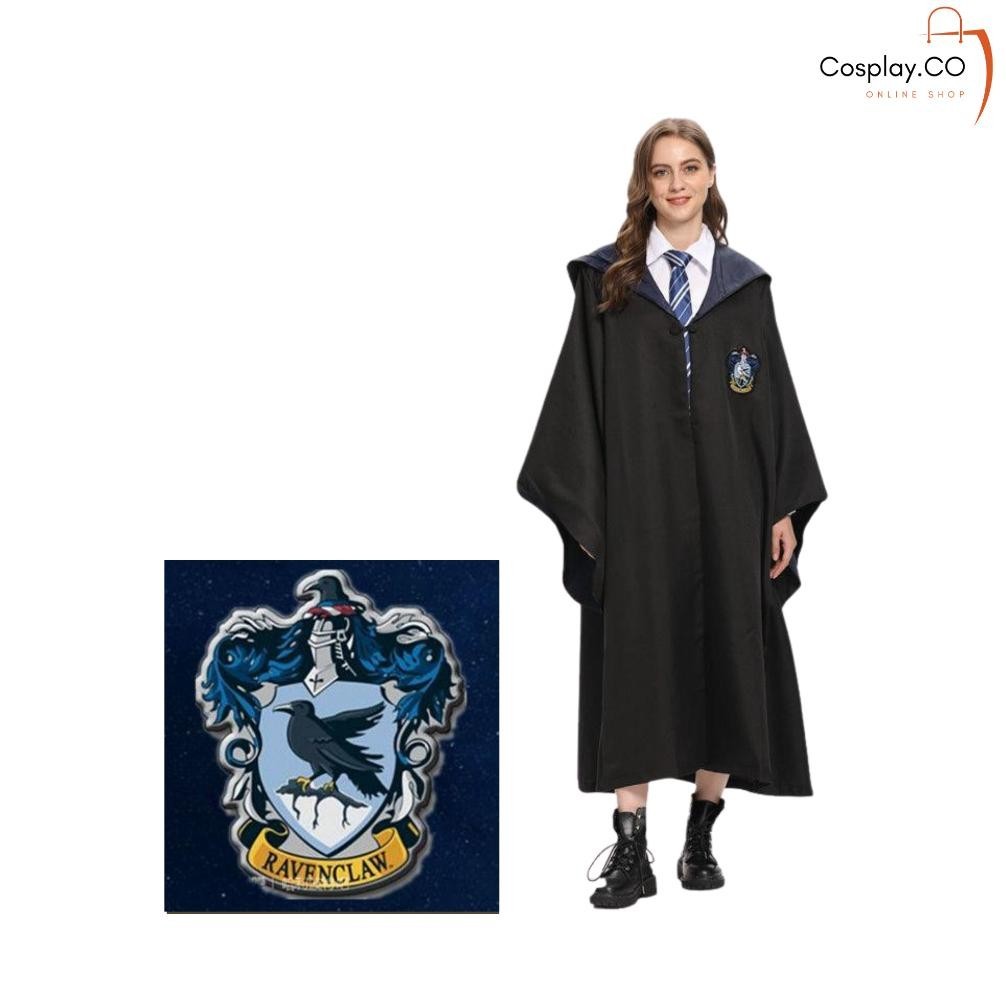 Cosplay Kostum Jubah Pelajar Sekolah Sihir Halloween Pria Dan Wanita Harrypotter Ada Logo (Lagi Rame