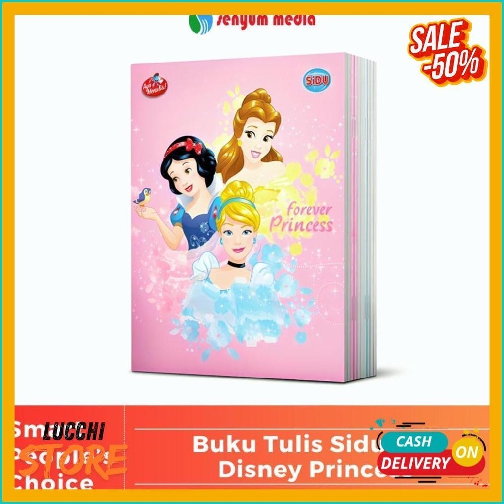 

Buku Tulis Sinar Dunia Sidu Disney Princess 38 Lembar (1 Pack Isi 10 Buku) (S:Pak) (Lagi Rame)