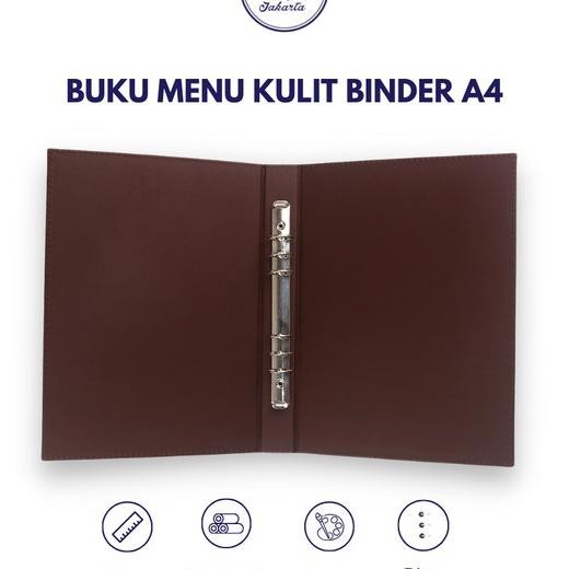 

Buku Menu Restoran Cafe Kulit Binder Ukuran A4 A5 - Ready Sto