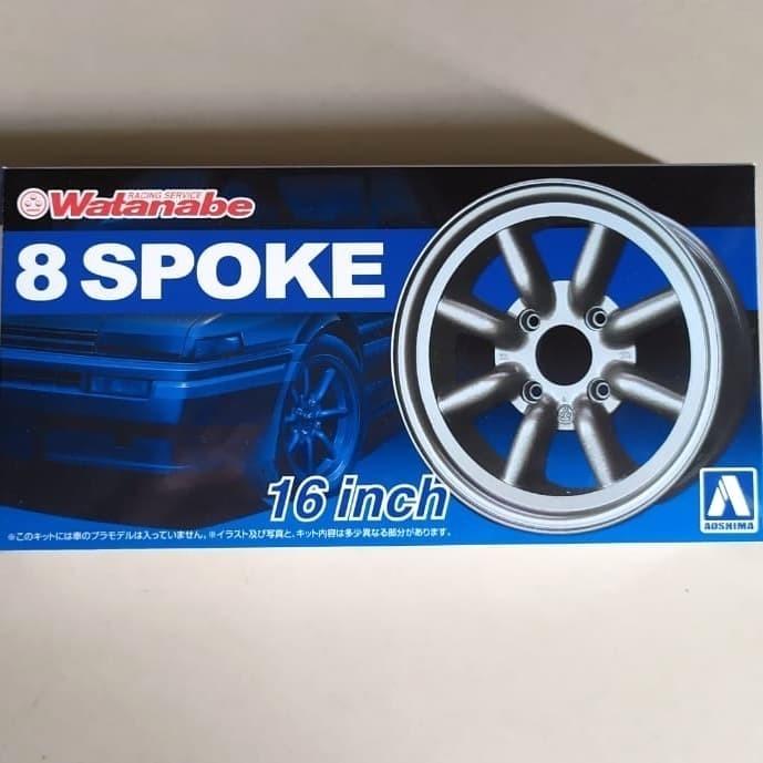 Ready Aoshima 1/24 Velg Watanabe 8 Spoke 16inch