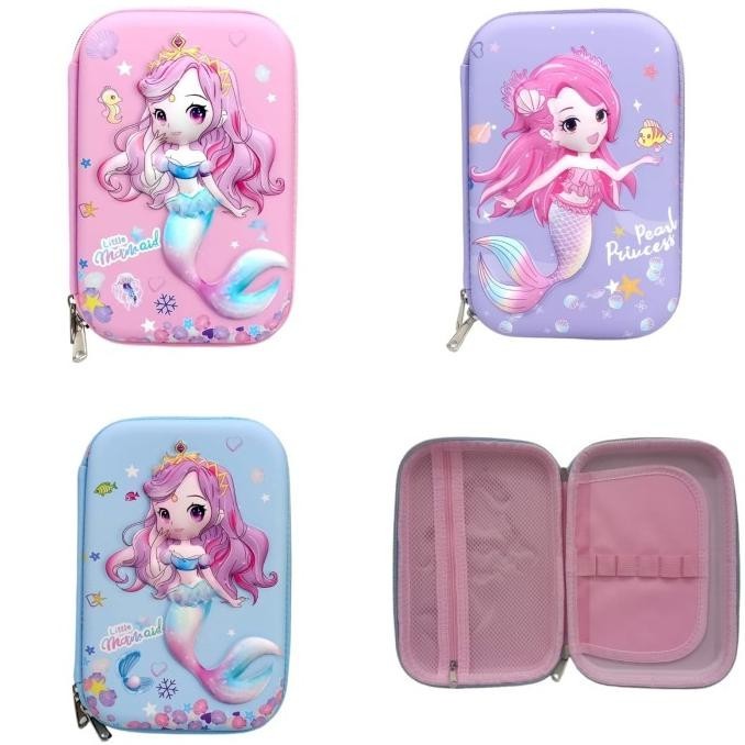 

Kotak Pensil 3D Timbul Little Mermaid Tempat Pensil Emboss Berkualitas
