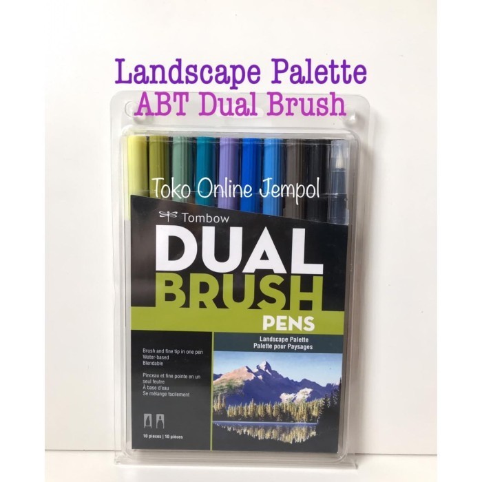 

Sarila Landscape Palette Abt Dual Brush Tombow 56169 Spidol Marker Atk0874Tw