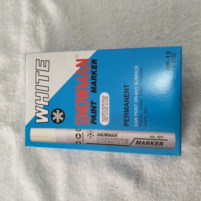 

Sarila Spidol Snowman White Paint Marker