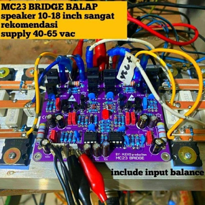 Terlaris Terjamin Asli Kit Driver Power Mc23 Bridge Btl Balap By.(M.Exo Audio)