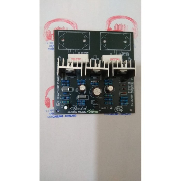 Terlaris Kit Driver Sanken 400W Hs Driver Sanken 400 Watt Hs