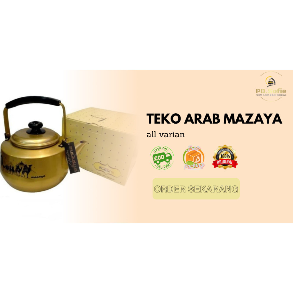 TEKO ARAB MAZAYA GOLD / ARABIA KETTLE