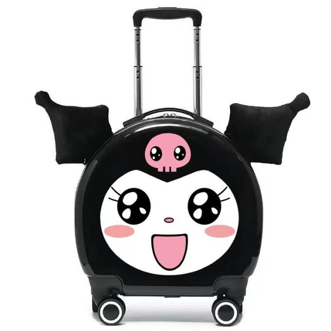 READY STOCK KOPER ANAK SANRIO TAS SEKOLAH TRAVELLING CINNAMOROLL KUROMI MELODY 