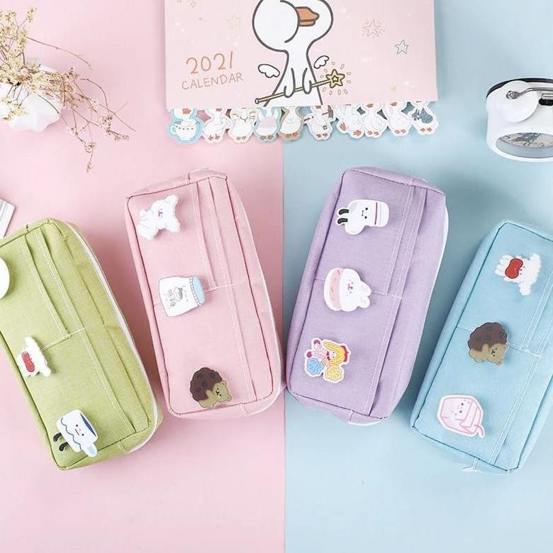 

Flash Sale [Nicky888] Kotak Pensil Import Lucu Anak Perempuan Free 3 Pin / Tempat Pensil Pin Lucu / Free Pin Tempat Pensil Anak Bahan Kain Kartun Lucu K007 Hig Quality