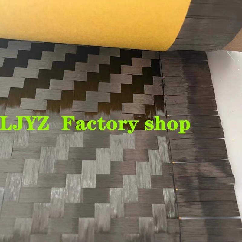 T700 2x2 Twill 12k 39 "98cm x50cm 5.66oz 192GSM Bobot ringan kain karbon modulus tinggi