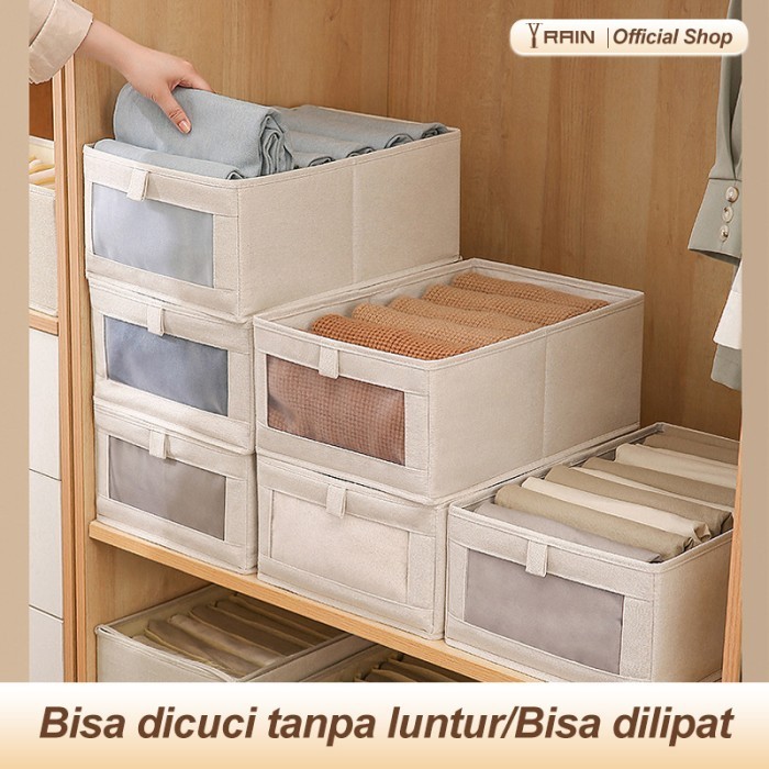 

Box Storage Underwear Box Bisa Melipat Penyimpanan Multifungsi Putih