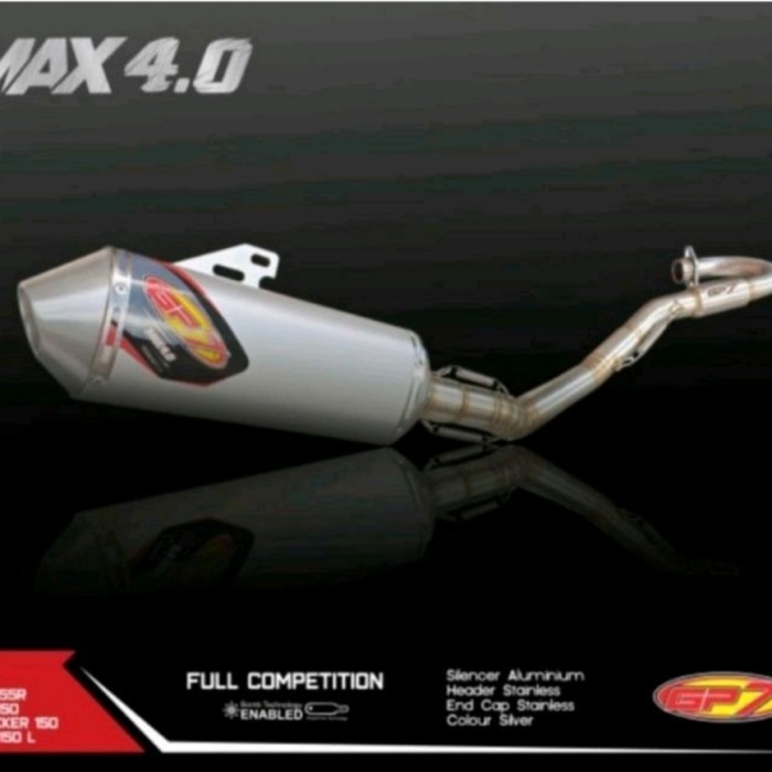 Ready Knalpot GP7 Max 4.0 motor KLX 150r-CRF-WR155 bore UP Original GP7