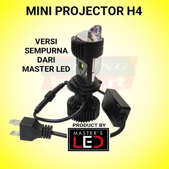 Ready Lampu led mini projie biled projector mobil motor h4 master led mp35l