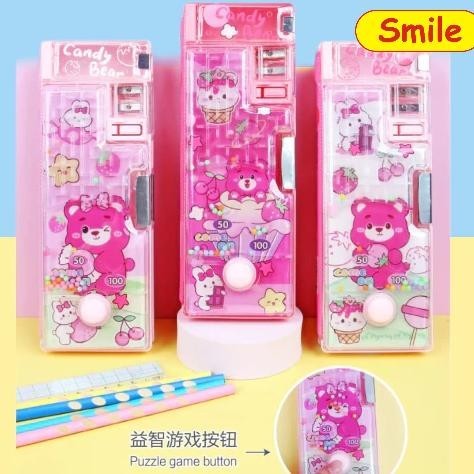 

Tempat Kotak Pensil Anak Sekolah Pencil Case Depan Transparant Game Water Ball Push Handheld Pencet Air Sanrio Kuromi