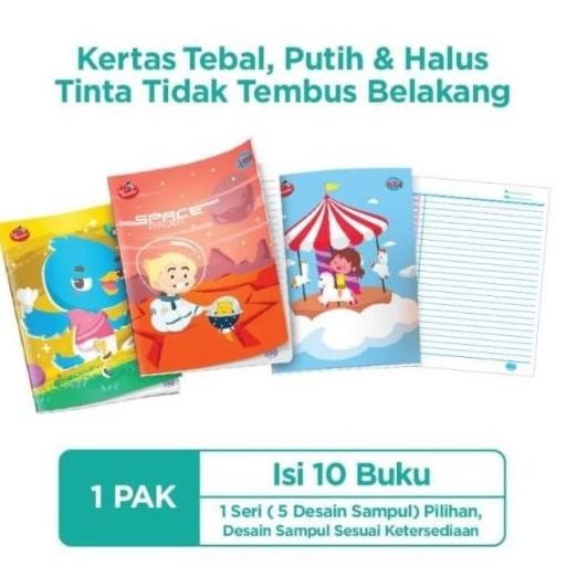 

BUKU TULIS SIDU 38 LBR / BUKU SEKOLAH [PACK- 10PCS]