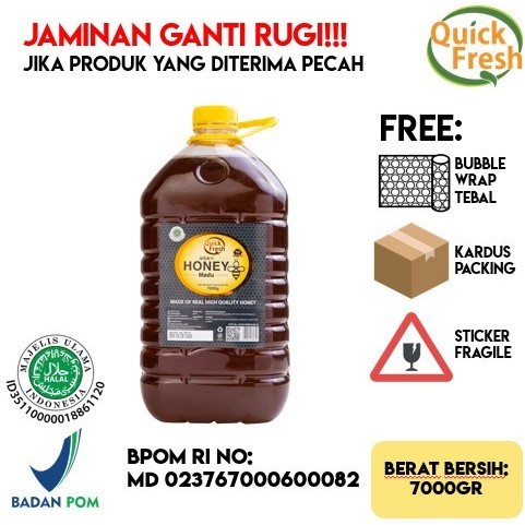 

Quick Fresh Honey / Madu Asli 7000gr (Refill)