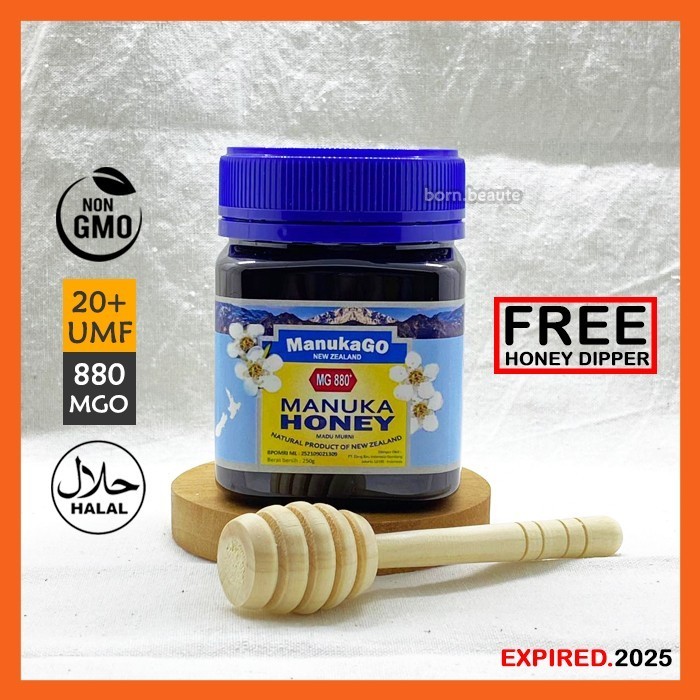 

MANUKA HONEY MGO 880+ 250 Gram UMF 20+ MADU MANUKA IMPORT NEW ZEALAND