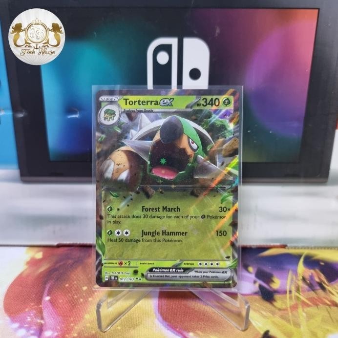 TORTERRA EX 012/162 (TEMPORAL FORCES) - KARTU POKEMON TCG ENGLISH MURAH