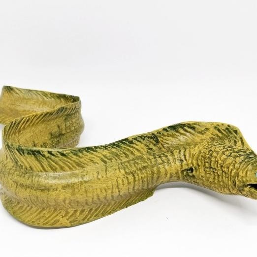 Big Moray Eel Animal Figure / Niatur Belut Moray Hijau