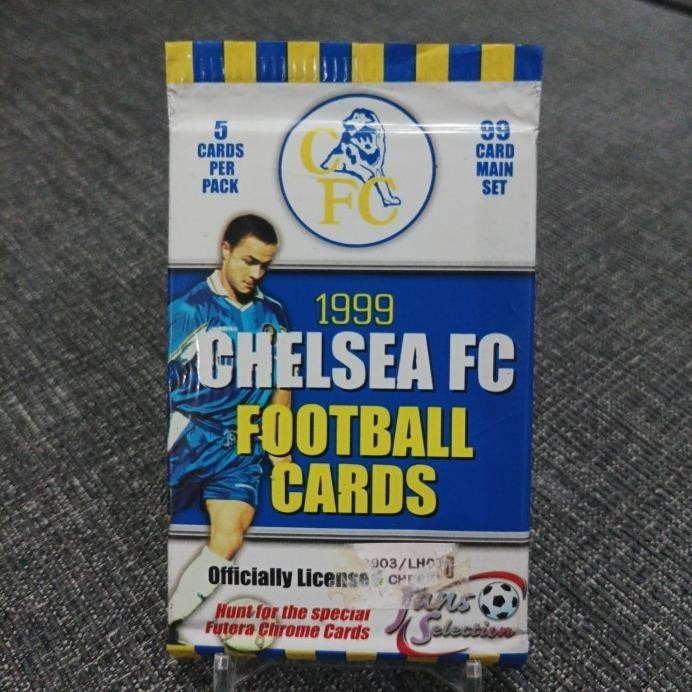FUTERA FANS SELECTION 1999 CHELSEA TRADING CARD SEALED PACK  GARANSI