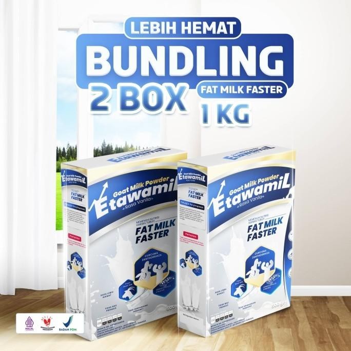 

ETAWAMIL WEIGHT GAIN - Susu Gemuk Nafsu Makan HALAL BPOM 1 KG / 1000g HNT
