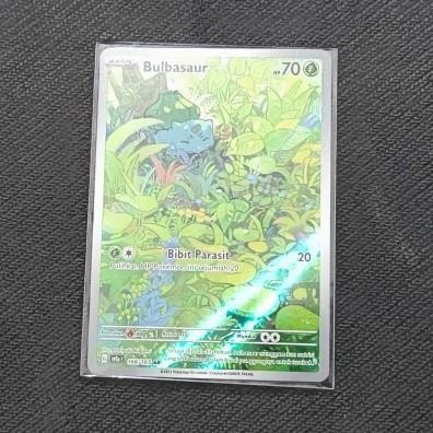 BULBASAUR AR POKEMON TCG INDONESIA 151 READY STOCK