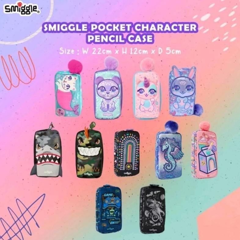 

ed-76 TEMPAT PENSIL ANAK SMIGGLE PENCIL CASE SMIGGLE Hemat