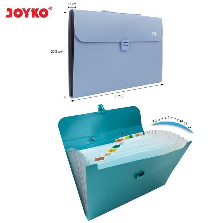 

uj-53 Expanding File Map Harmonika Joyko EF-2638 Folio 13 Pocket Premium