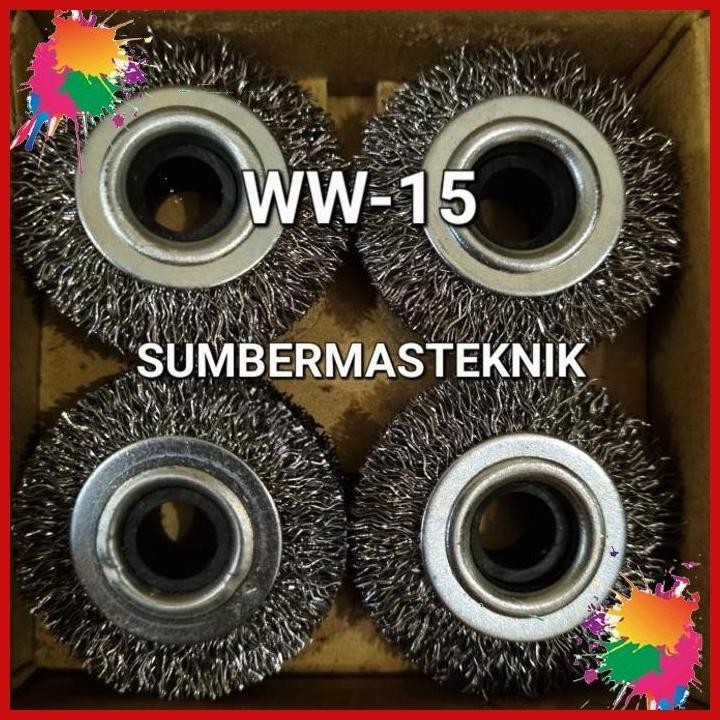 

(smt) sikat kawat piring union ww15 steel wire union ww 15 wheel brush ww-15