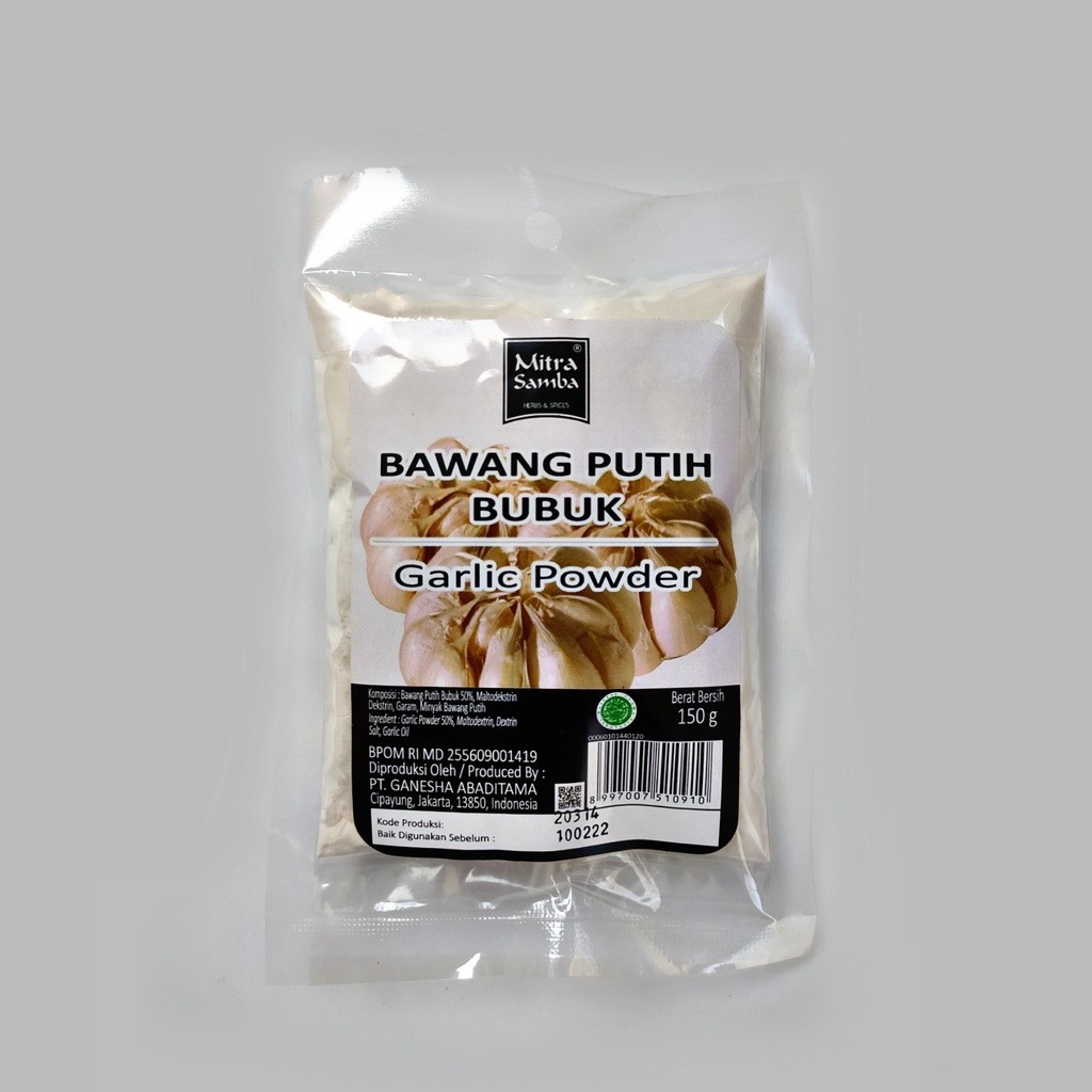 

MITRA SAMBA BAWANG PUTIH BUBUK REFILL 90 GR 100% ASLI & FRESH
