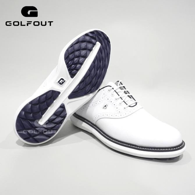 FootJoy FJ Traditions Spikeless Golf Shoes White