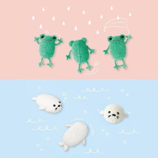 Buku amigurumi boneka rajut mini book 103-245