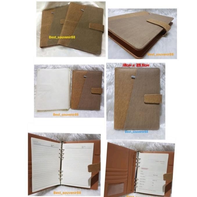 

HARGA DISC - AG 7278 Agenda Kulit Exclusive / Agenda Binder Kulit / Notebook Kulit