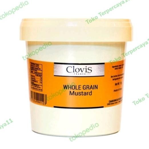 

Clovis Whole Grain Mustard 1Kg | Saus | Bumbu | Dressing