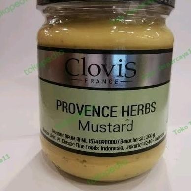 

Clovis Provence S Mustard 200Gr | Saus | Dressing | Bumbu