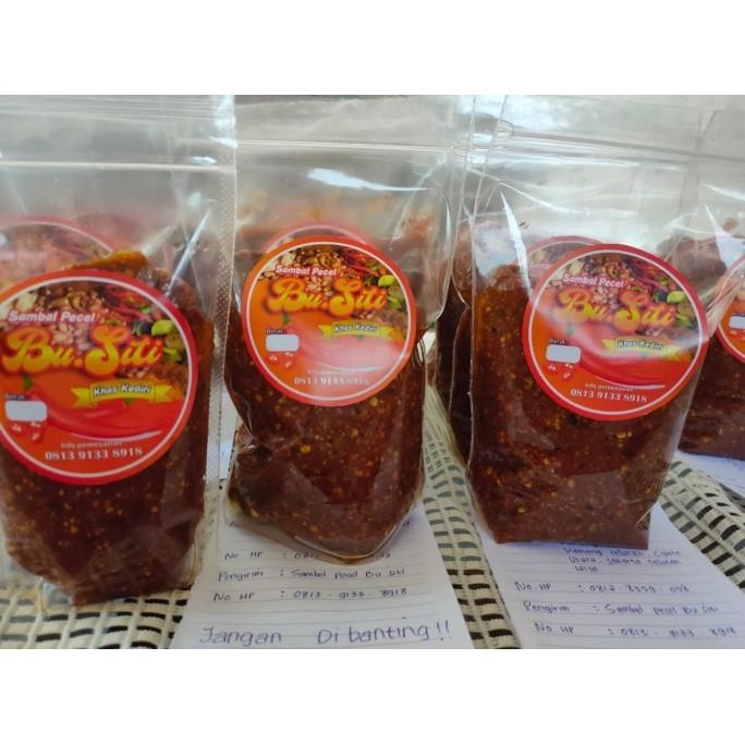 

SAMBEL SAMBAL BUMBU PECEL KACANG KAS KHAS ASLI KEDIRI BU SITI - 1 Kg PM