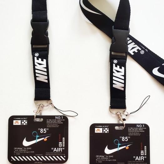 

Id Card Holder Name Tag Lanyard / Kalung Kartu Bla Aj Hitam