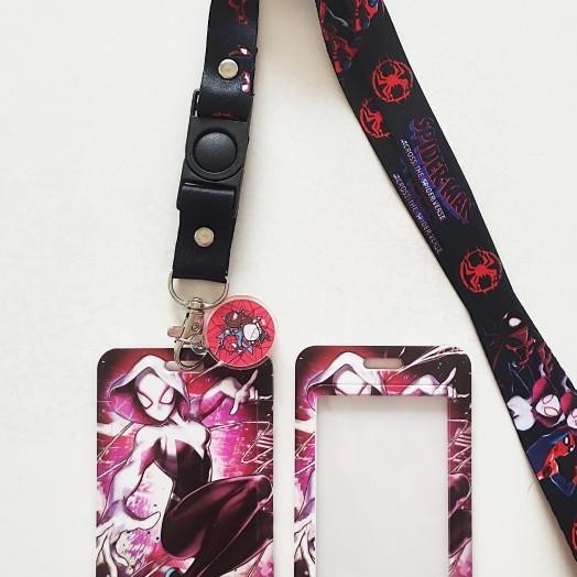 

Id Card Holder Name Tag Lanyard / Kalung Kartu Spiderman Spiderverse