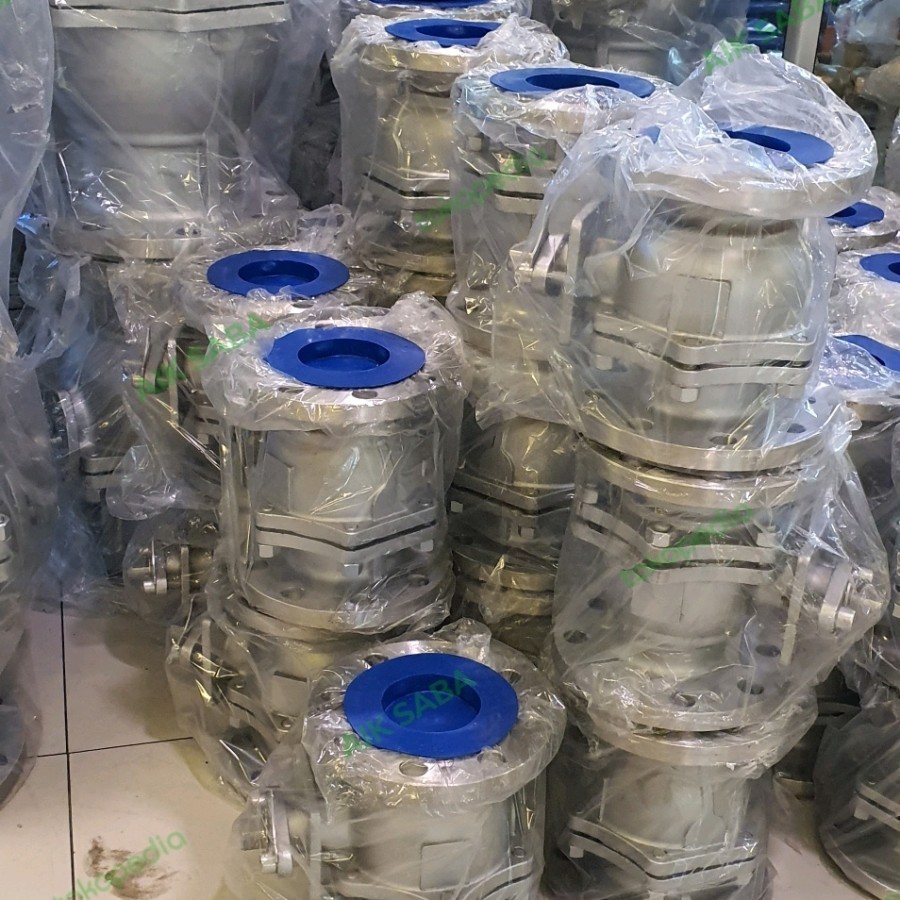 ball valve flange Ansi 150 stainless ss 304 6" inch / ball valve WCB