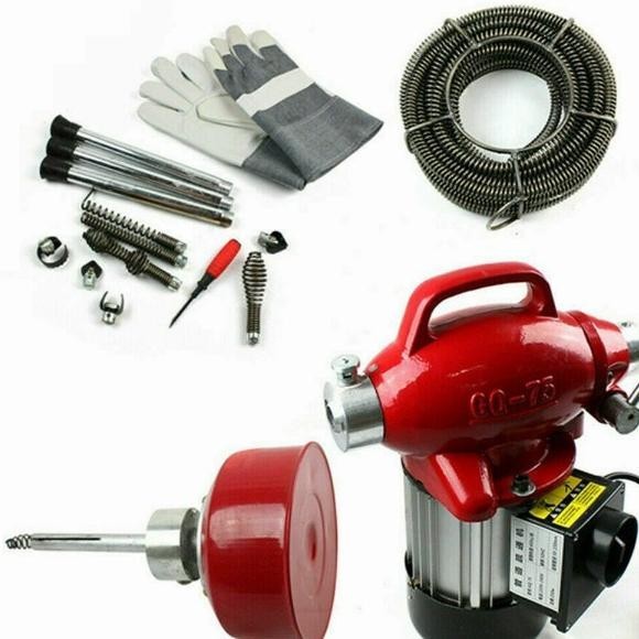 Gq-75 Electric Drain Cleaner (Mesin Pembersih Pipa Mampet)
