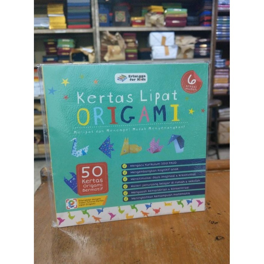 

Kertas Lipat Origami + Tutorial Erlangga