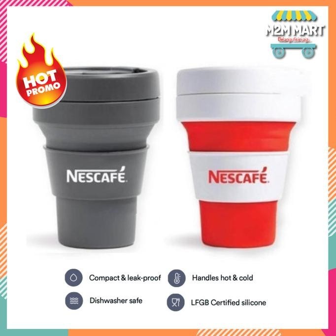 BEBAS ONGKIR - Gelas Stojo Nescafe Collapsible Cup
