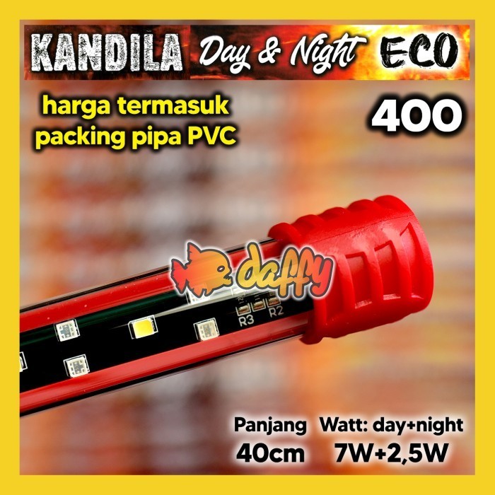 Ready Kandila Pro Day And Night ECO 400 lampu akuarium lampu view 3 MODE