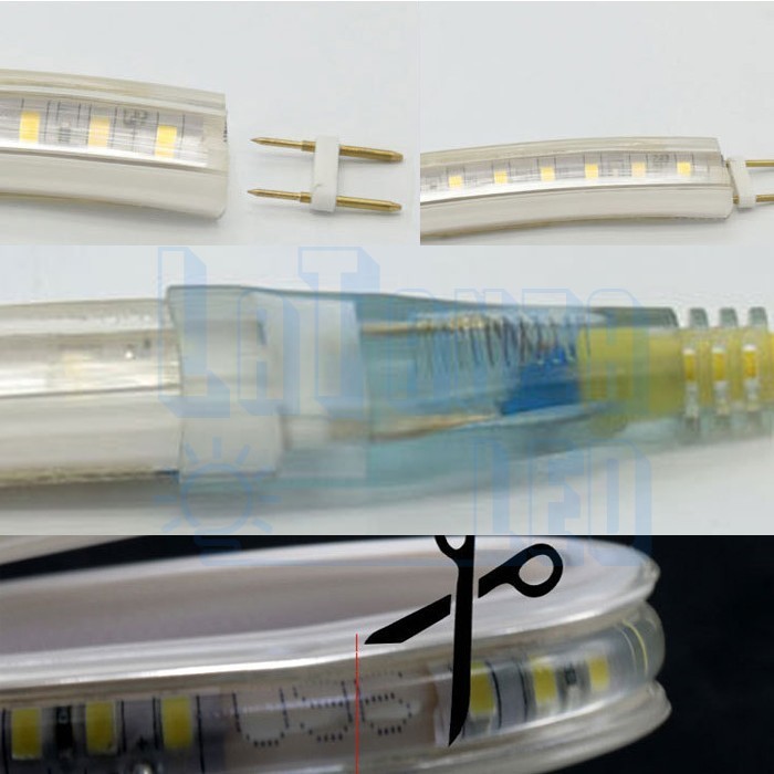 Lampu Led Strip Selang Smd 2835 Putih 144Led/M Per Roll White 100 M Lampu