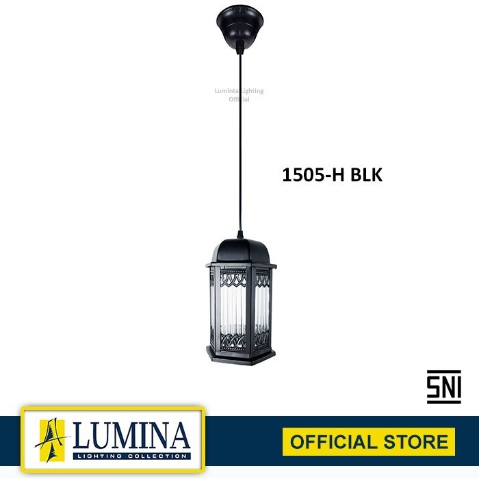 Lampu Gantung Lumina - Model 1505-H Blk Lampu