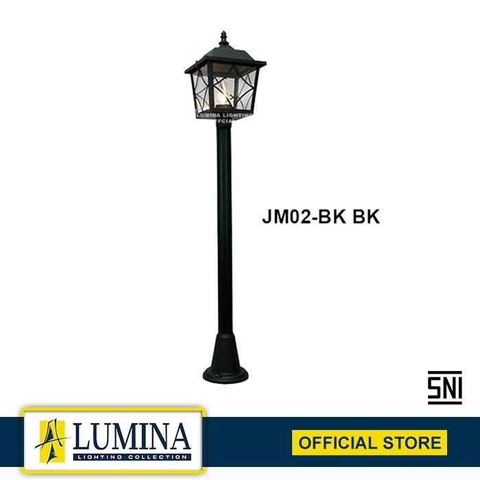 Lampu Taman Outdoor Lumina Model Jm02-Bk Bk Lampu