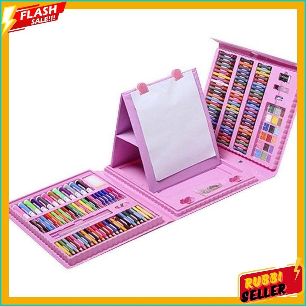 

Crayon Set Anak 208 - Alat Tulis Mewarnai Atau Menggambar Anak Lengkap (Lagi Rame)