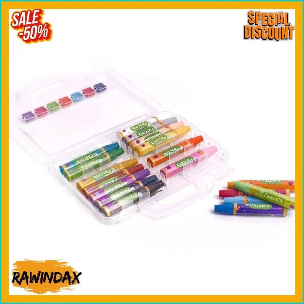 

Crayon Joyko Dan Pascola Isi 18 Warna/ Krayon/ Oil Pastel (Lagi Diskon)